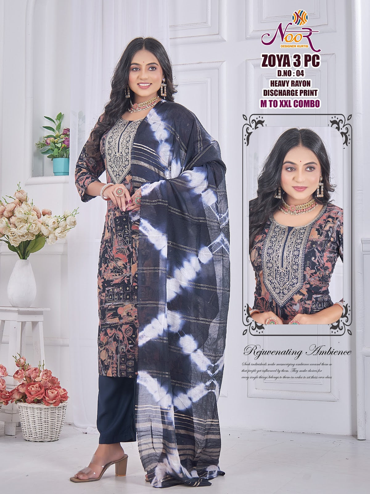 Zoya Noor Heavy Rayon Readymade Pant Style Suits Supplier Ahmedabad