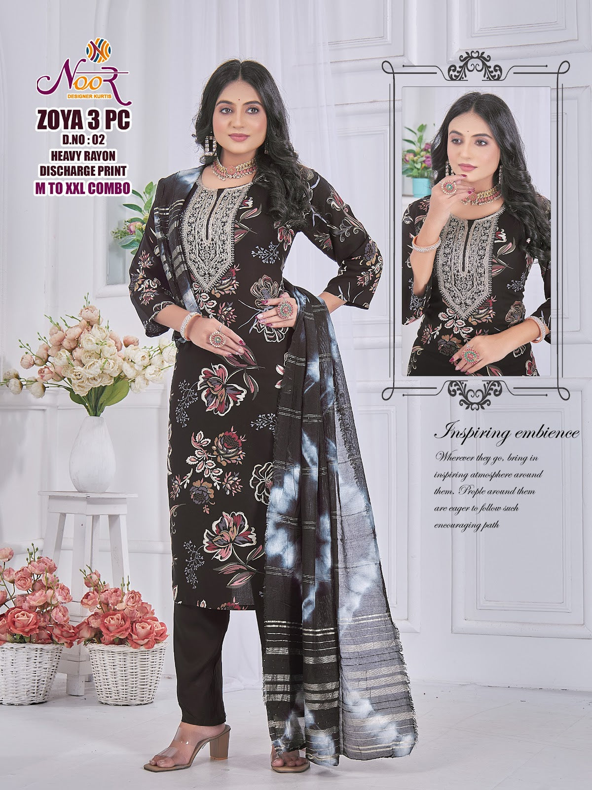 Zoya Noor Heavy Rayon Readymade Pant Style Suits Supplier Ahmedabad