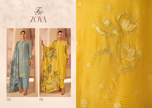 Zoya Tm Jacquard Pant Style Suits Manufacturer India
