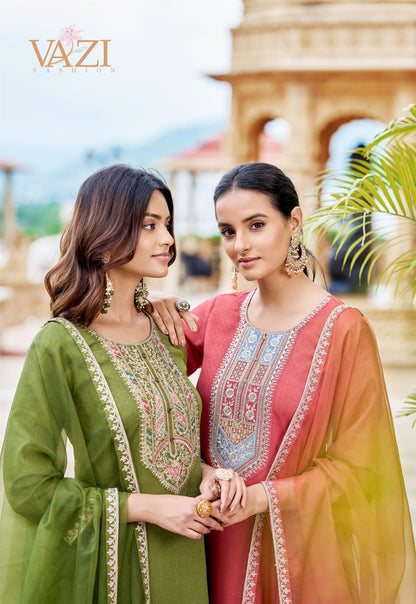 Zoya Vazi Fashion Viscose Readymade Pant Style Suits Supplier Ahmedabad