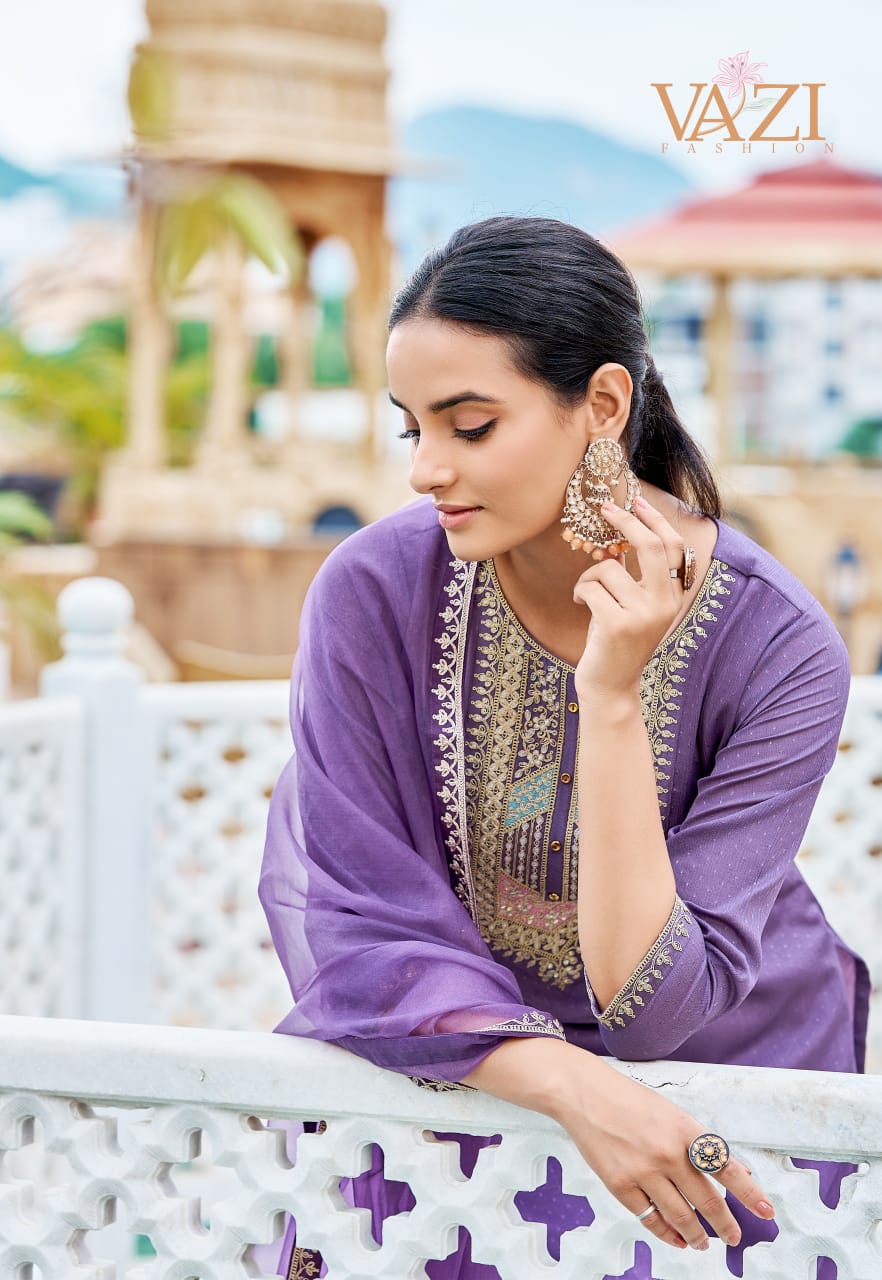 Zoya Vazi Fashion Viscose Readymade Pant Style Suits Supplier Ahmedabad