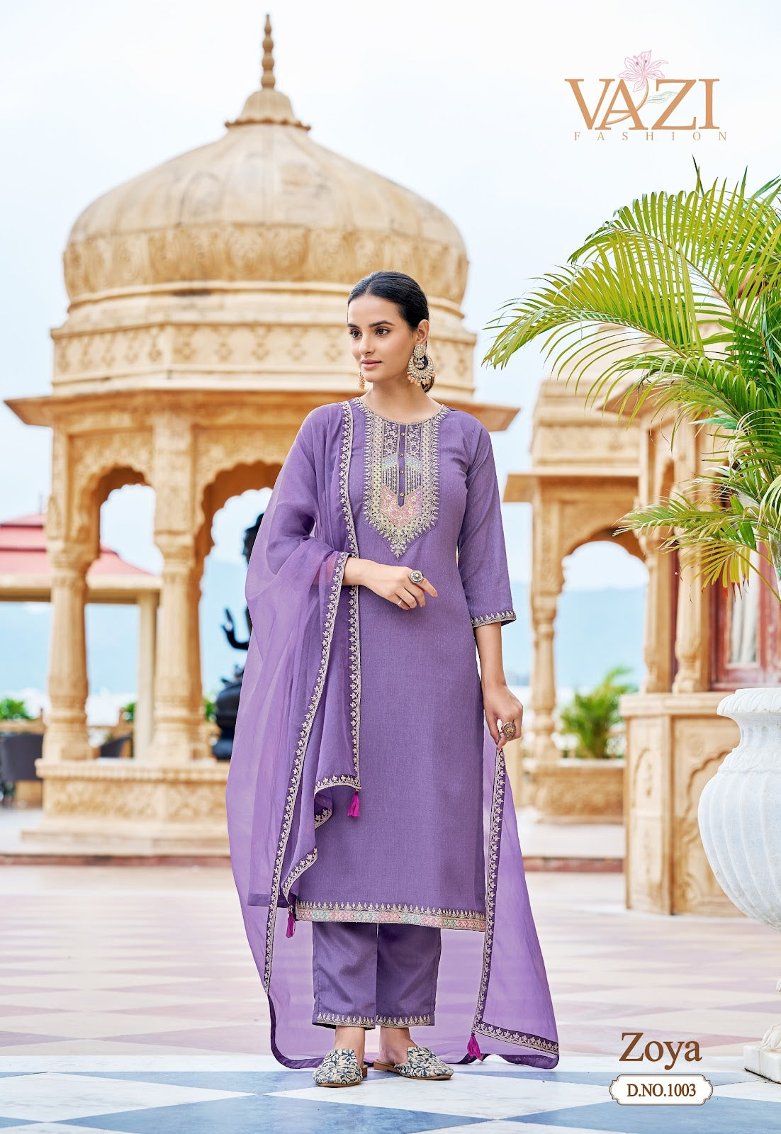 Zoya Vazi Fashion Viscose Readymade Pant Style Suits Supplier Ahmedabad
