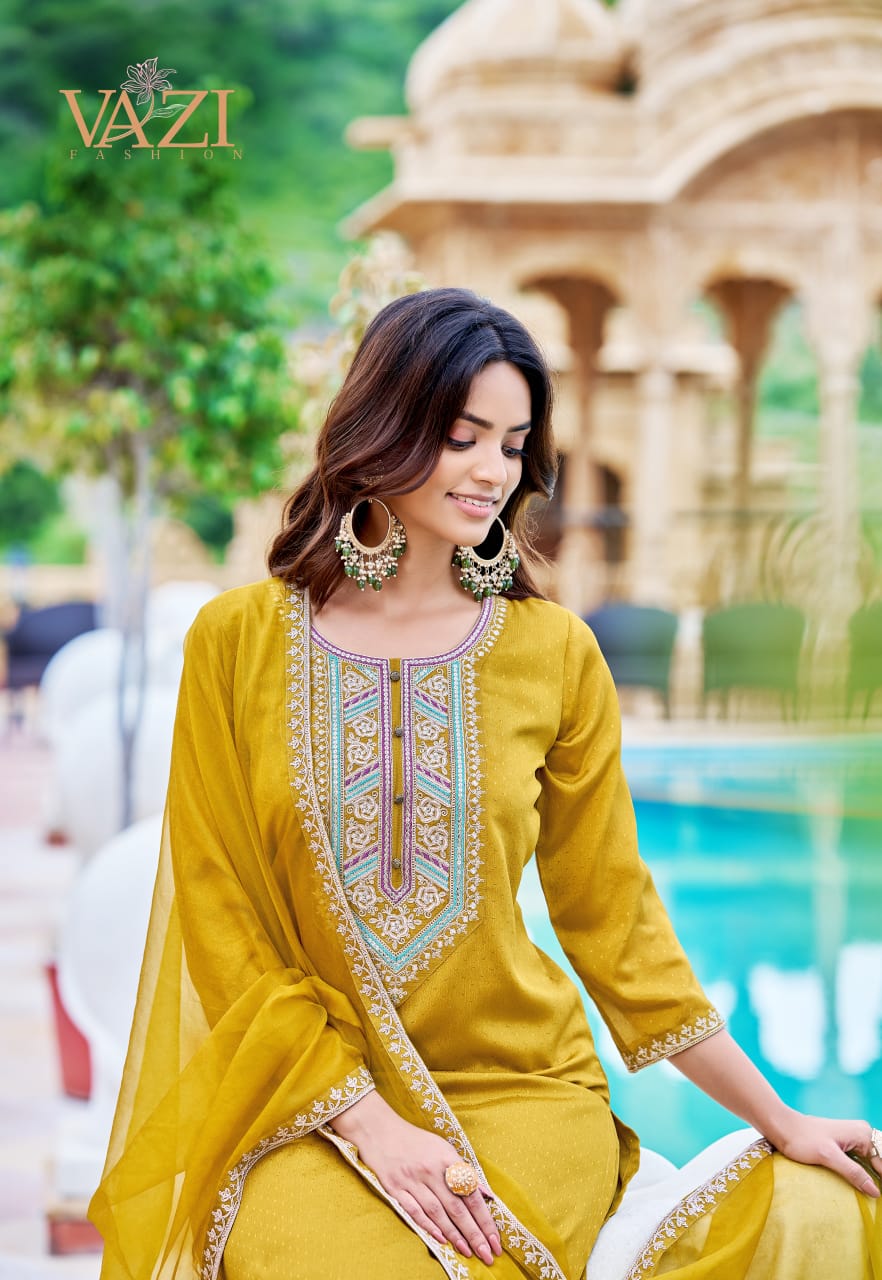 Zoya Vazi Fashion Viscose Readymade Pant Style Suits Supplier Ahmedabad