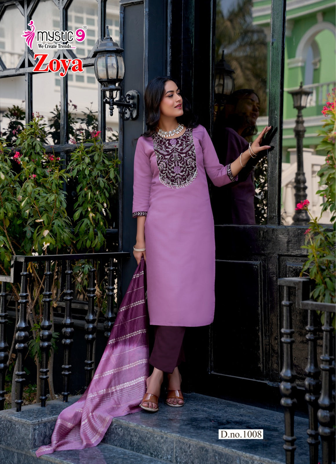Zoya Vol 1 Mystic 9 Roman Silk Readymade Pant Style Suits Exporter Ahmedabad