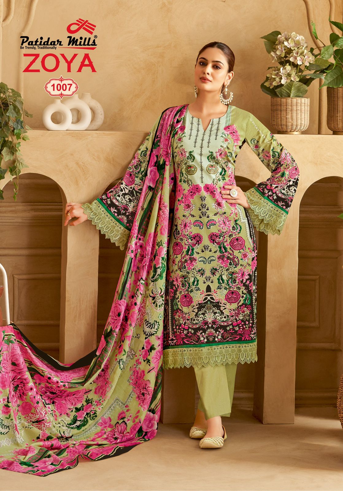 Zoya Vol 1 Patidar Mills Cotton Karachi Salwar Suits Exporter India