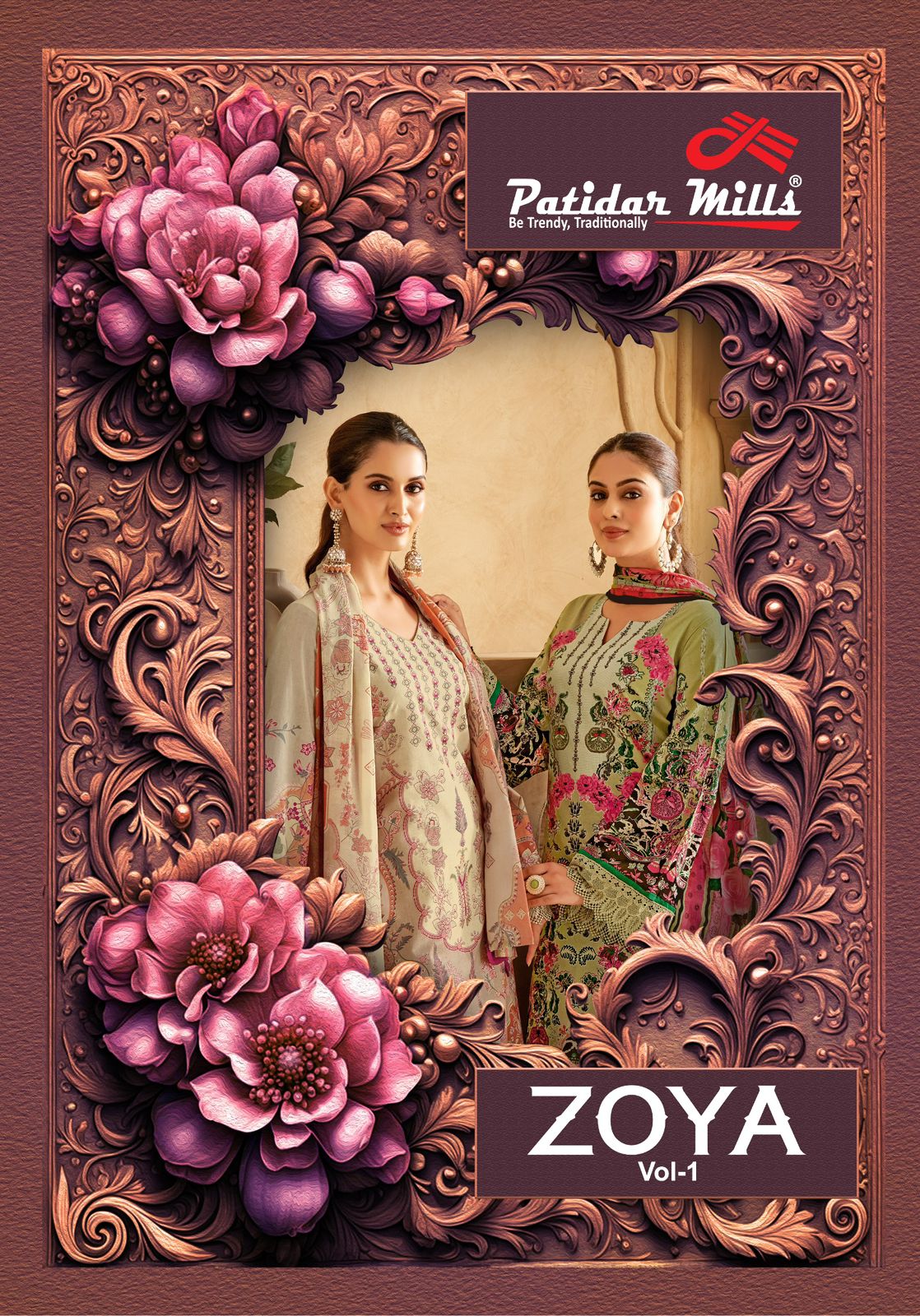 Zoya Vol 1 Patidar Mills Cotton Karachi Salwar Suits Exporter India