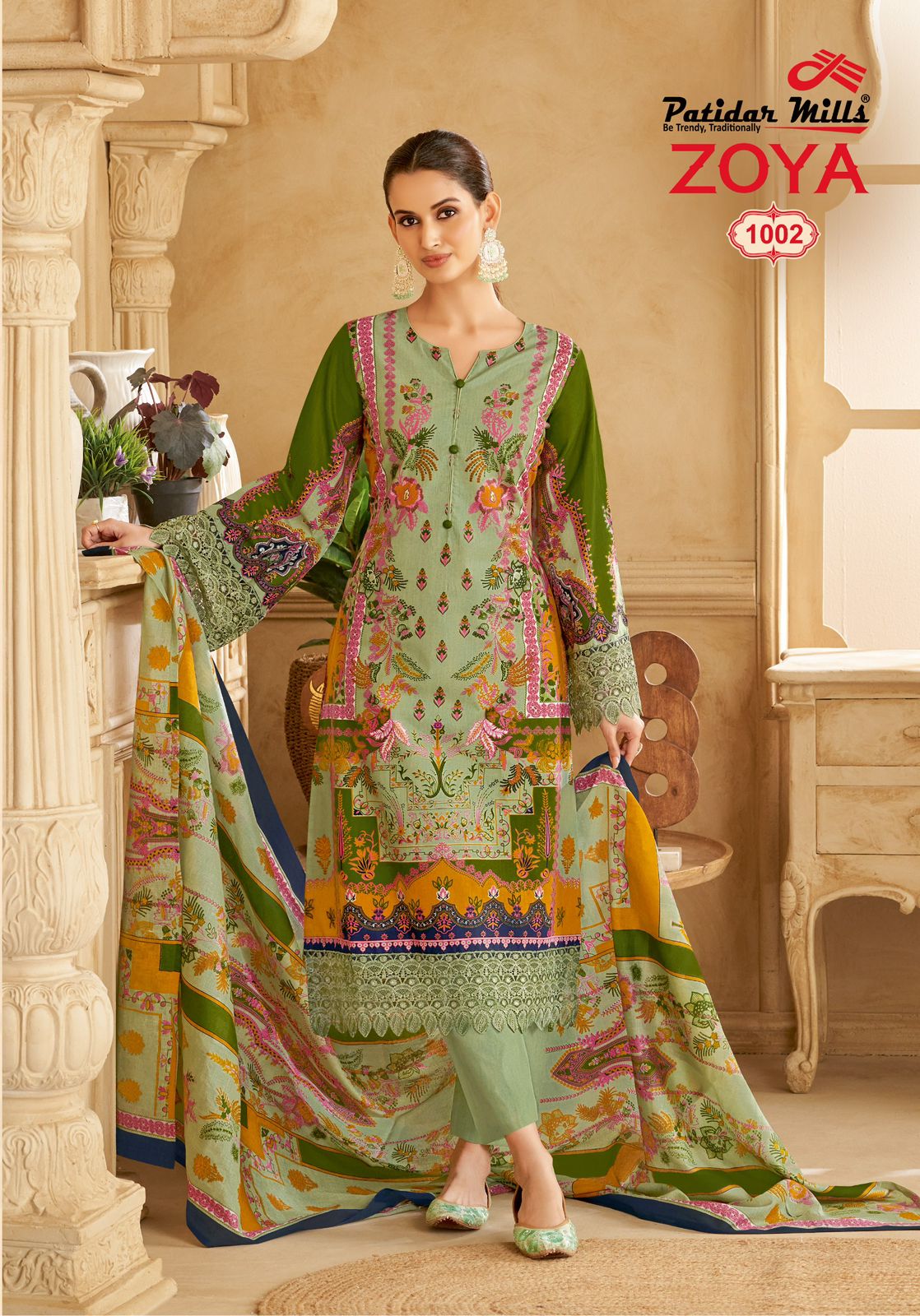 Zoya Vol 1 Patidar Mills Cotton Karachi Salwar Suits Exporter India