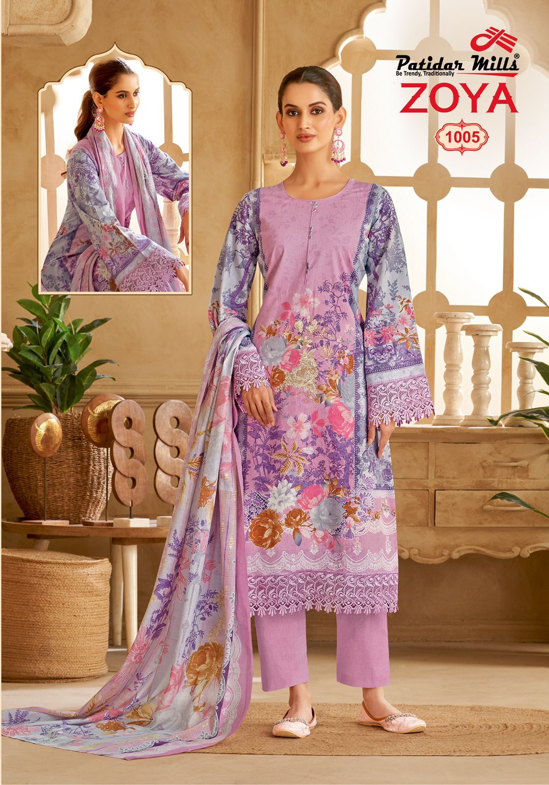 Zoya Vol 1 Patidar Mills Cotton Karachi Salwar Suits Exporter India
