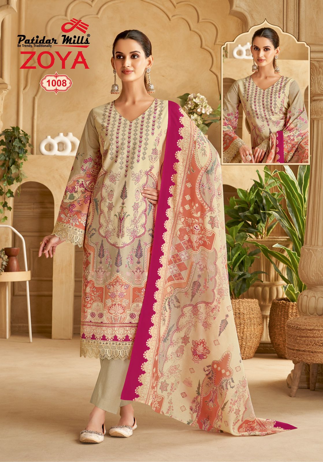 Zoya Vol 1 Patidar Mills Cotton Karachi Salwar Suits Exporter India