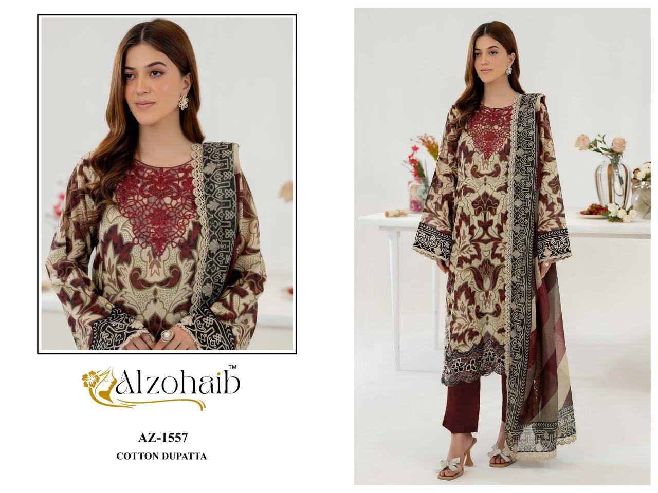 Zoya Vol 2 Al Zohaib Cotton Pakistani Patch Work Suits Exporter