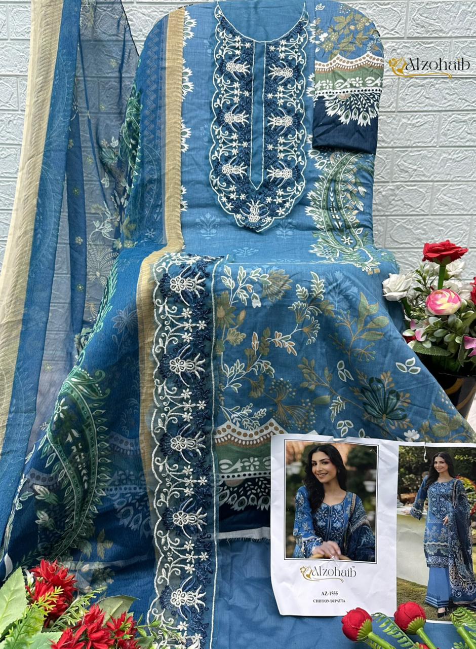 Zoya Vol 2 Al Zohaib Cotton Pakistani Patch Work Suits Exporter