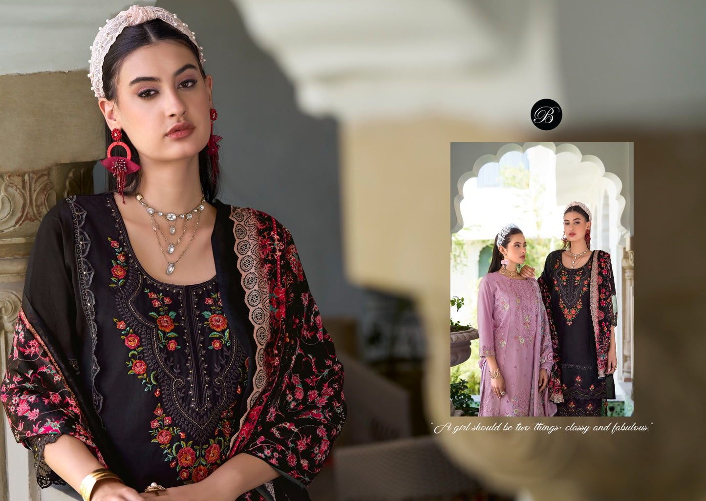 Zoya Vol 2 Belliza Designer Studio Cotton Lawn Karachi Salwar Suits Supplier Gujarat