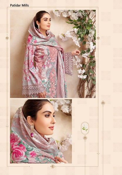 Zoya Vol 2 Patidar Mills Lawn Karachi Salwar Suits Manufacturer Gujarat