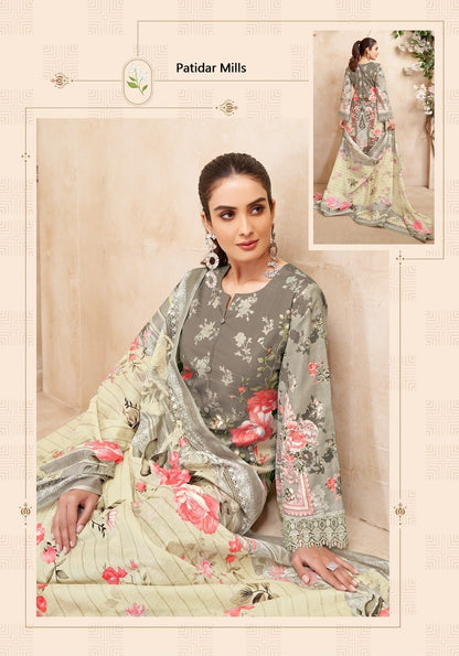 Zoya Vol 2 Patidar Mills Lawn Karachi Salwar Suits Manufacturer Gujarat