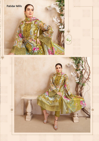 Zoya Vol 2 Patidar Mills Lawn Karachi Salwar Suits Manufacturer Gujarat