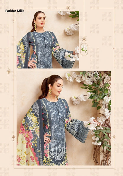 Zoya Vol 2 Patidar Mills Lawn Karachi Salwar Suits Manufacturer Gujarat