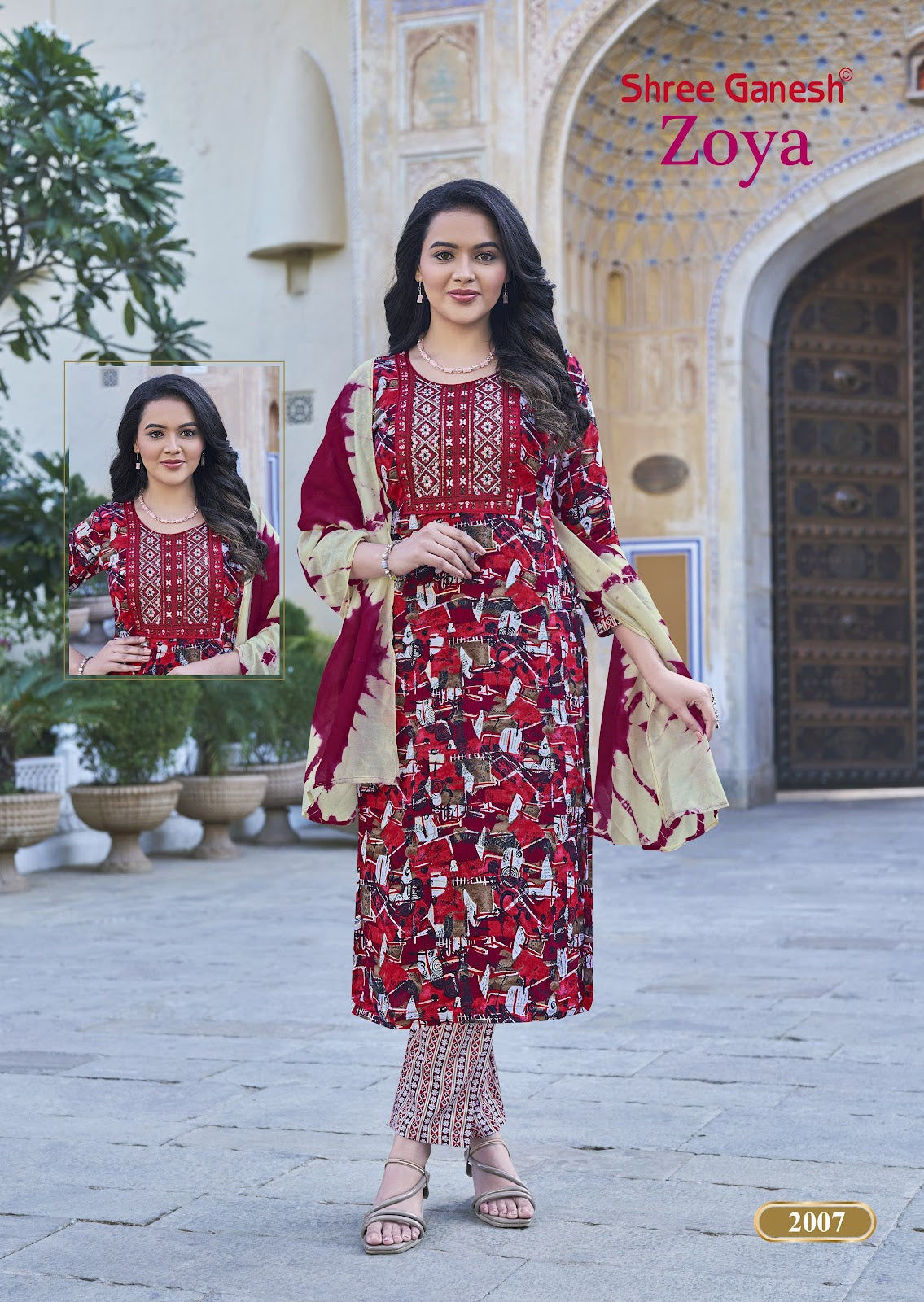 Zoya Vol 2 Shree Ganesh Rayon Readymade Pant Style Suits Wholesaler