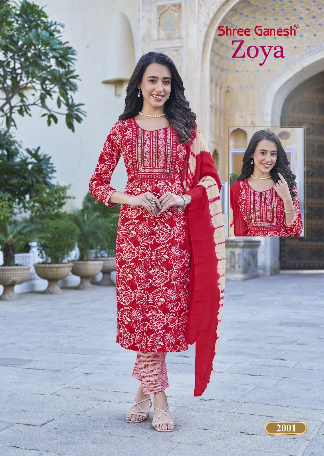 Zoya Vol 2 Shree Ganesh Rayon Readymade Pant Style Suits Wholesaler