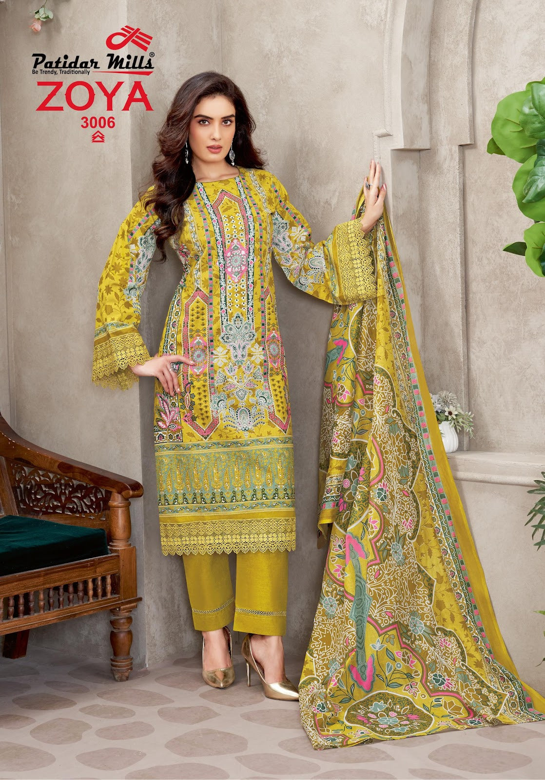 Zoya Vol 3 Patidar Mills Cotton Karachi Salwar Suits Exporter India