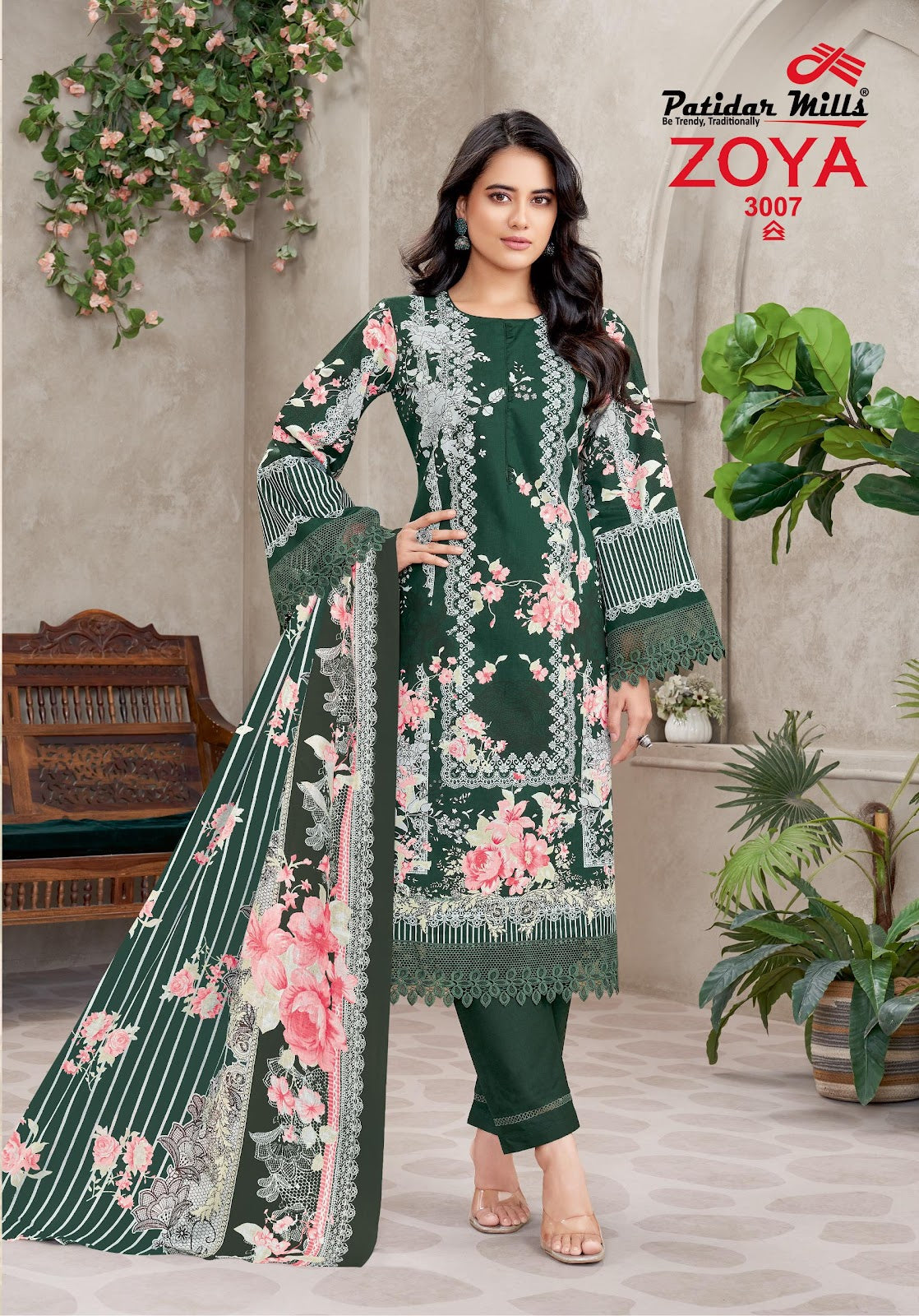 Zoya Vol 3 Patidar Mills Cotton Karachi Salwar Suits Exporter India