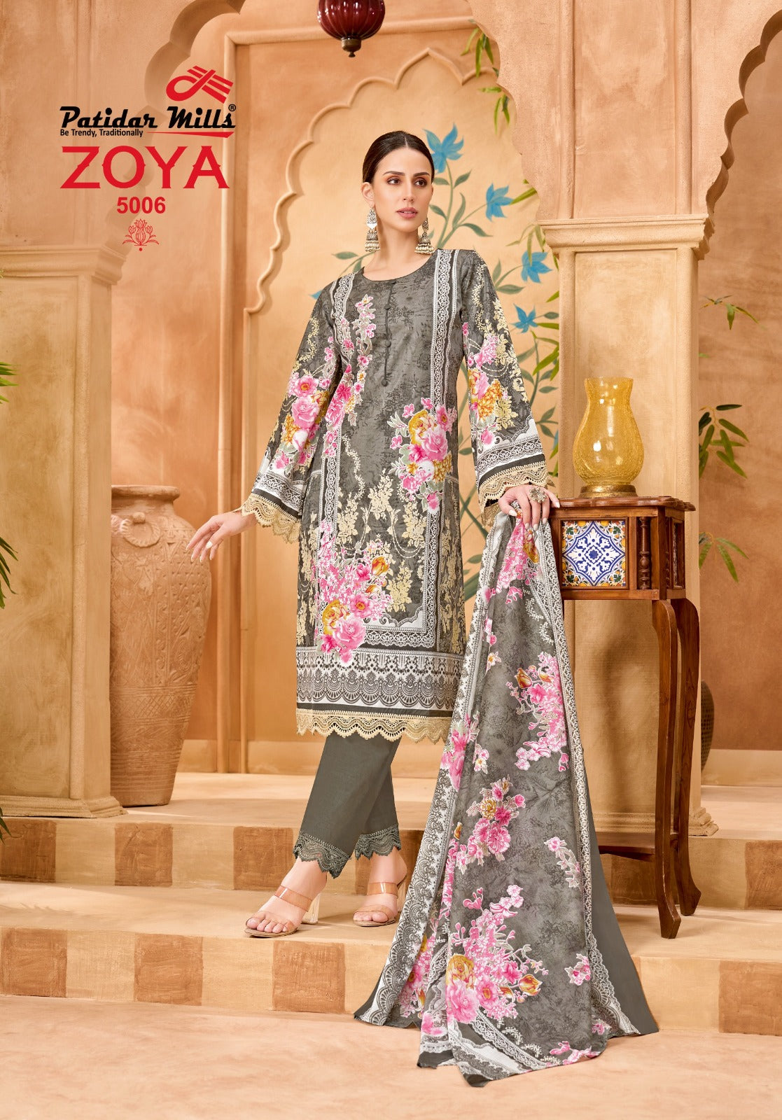 Zoya Vol 5 Patidar Mills Karachi Readymade Suits Manufacturer Gujarat