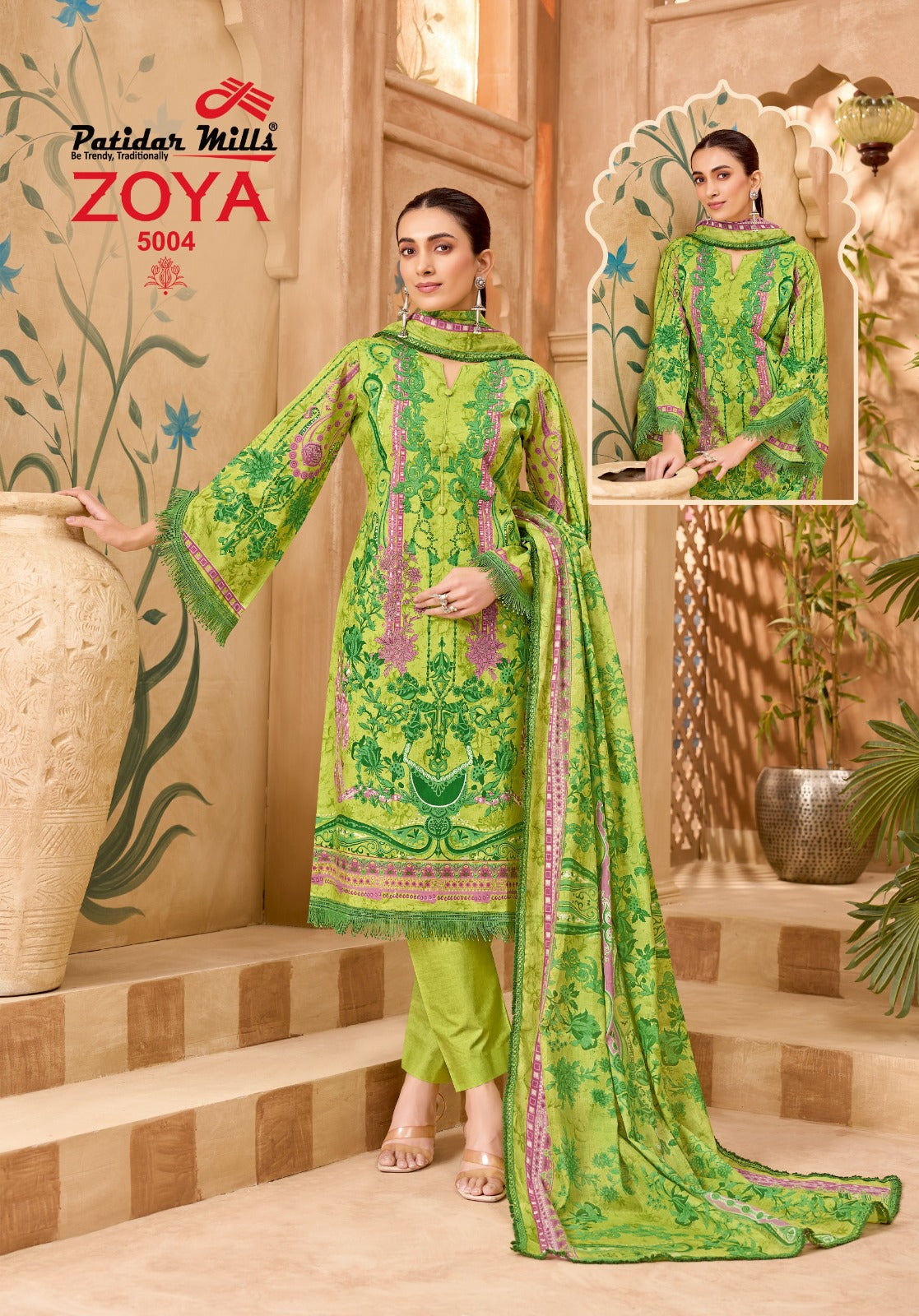 Zoya Vol 5 Patidar Mills Karachi Readymade Suits Manufacturer Gujarat