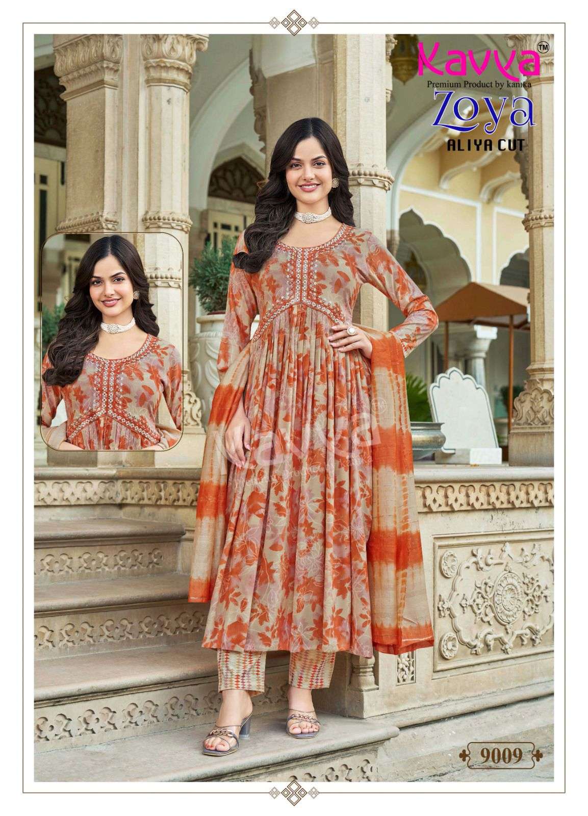 Zoya Vol 9 Kavya Rayon Foil Readymade Pant Style Suits Supplier Ahmedabad