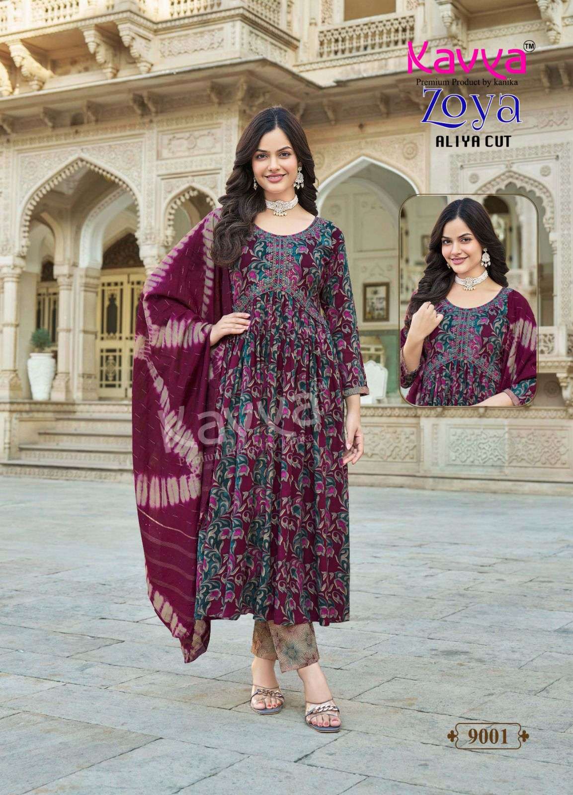 Zoya Vol 9 Kavya Rayon Foil Readymade Pant Style Suits Supplier Ahmedabad