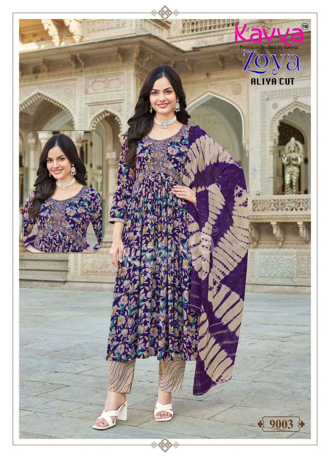 Zoya Vol 9 Kavya Rayon Foil Readymade Pant Style Suits Supplier Ahmedabad