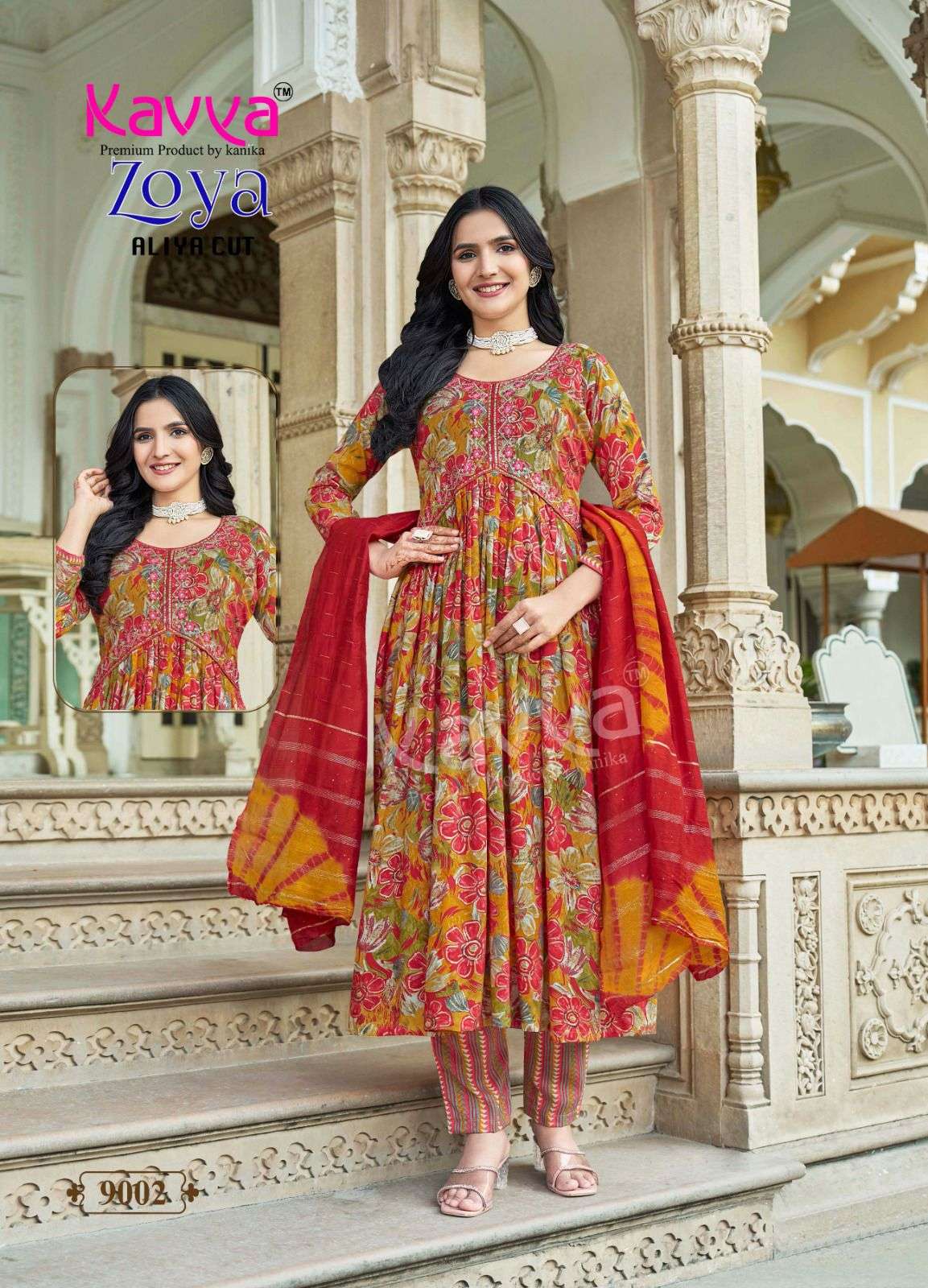 Zoya Vol 9 Kavya Rayon Foil Readymade Pant Style Suits Supplier Ahmedabad