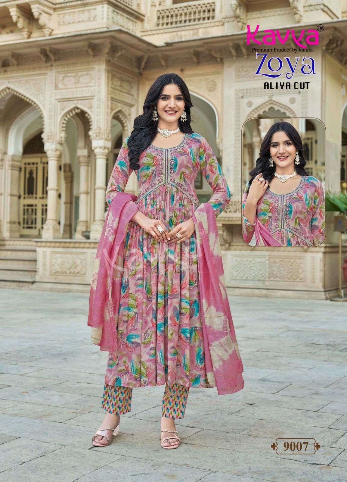 Zoya Vol 9 Kavya Rayon Foil Readymade Pant Style Suits Supplier Ahmedabad
