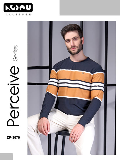 Zp-3079 Allsense Knit Mens Tshirts Wholesale Rate