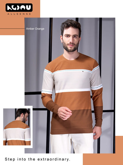 Zp-3079 Allsense Knit Mens Tshirts Wholesale Rate