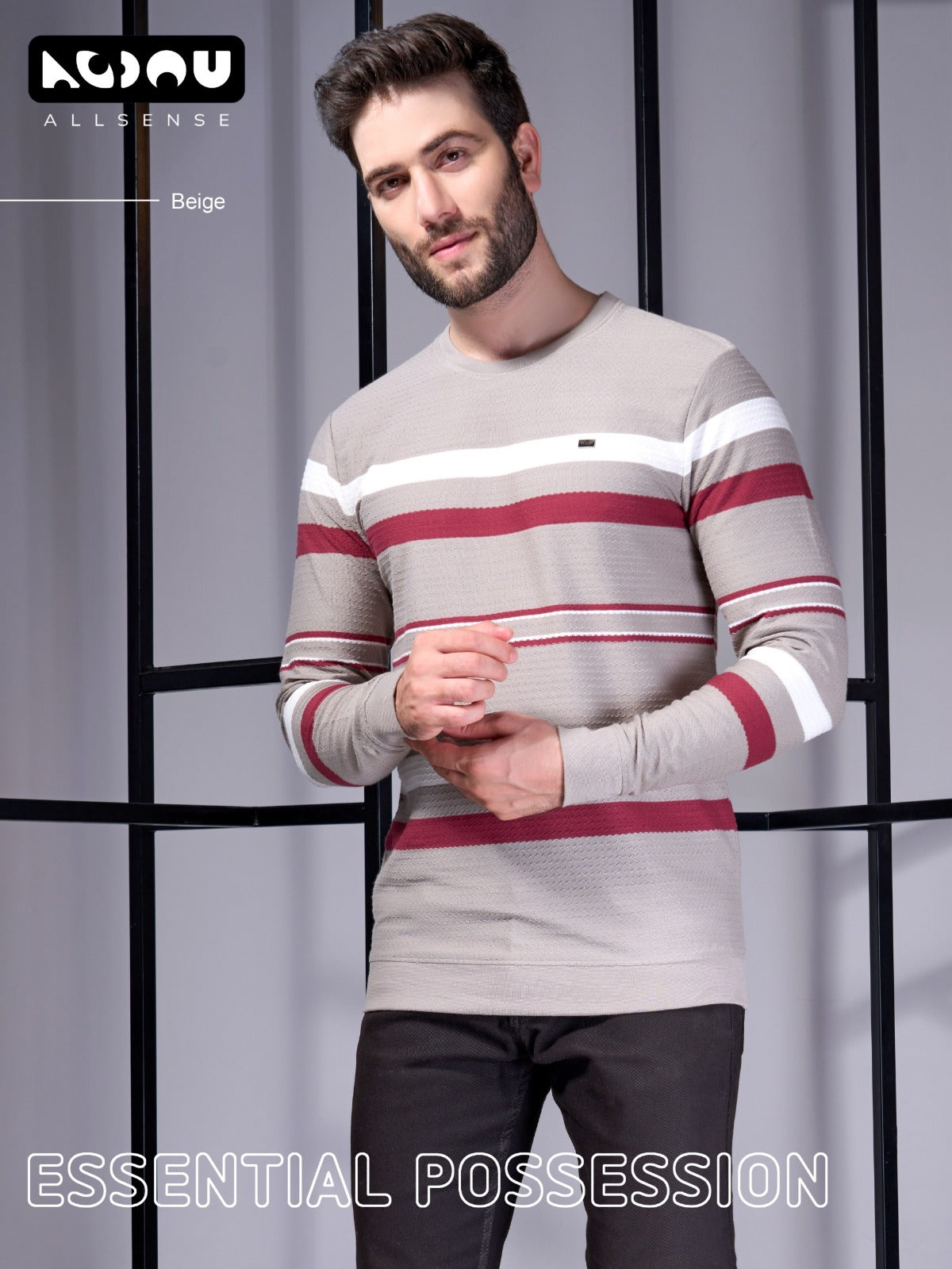 Zp-3079 Allsense Knit Mens Tshirts Wholesale Rate