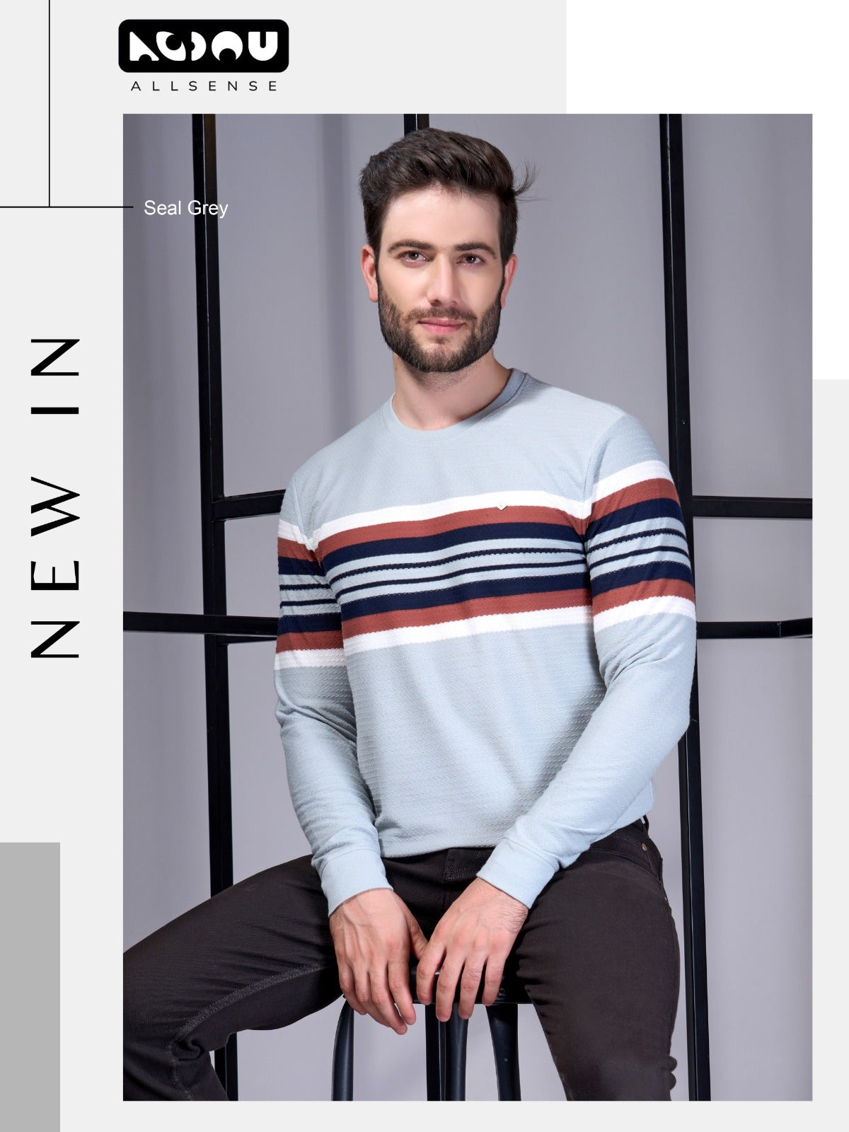 Zp-3079 Allsense Knit Mens Tshirts Wholesale Rate