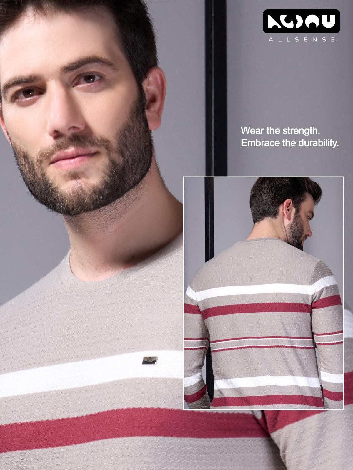 Zp-3079 Allsense Knit Mens Tshirts Wholesale Rate