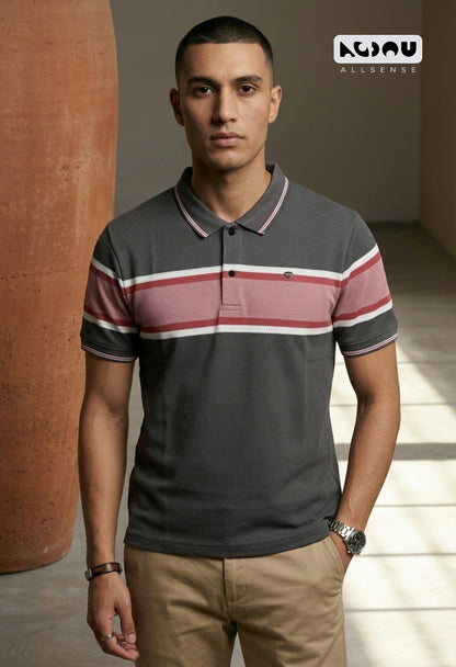 Zp 3521 Popcorn Allsense Auto Stripes Mens Tshirts Exporter Ahmedabad