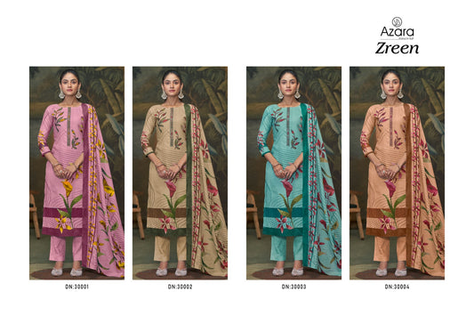 Zreen Radhika Fashion Azara Cotton Karachi Salwar Suits Exporter India