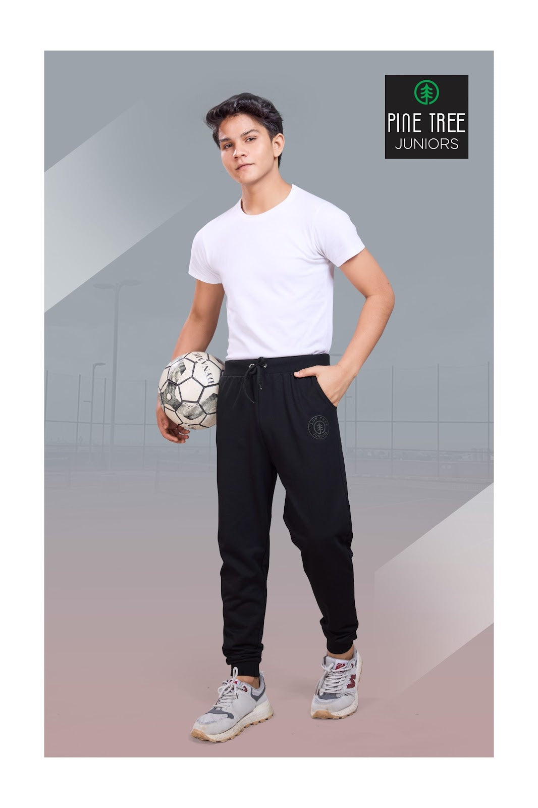 Ztpt002 B Tp Pine Tree Cotton Looper Boys Track Pant Supplier