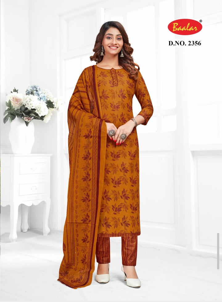 Zubeda Vol 23 Baalar Cotton Dress Material Wholesale Rate