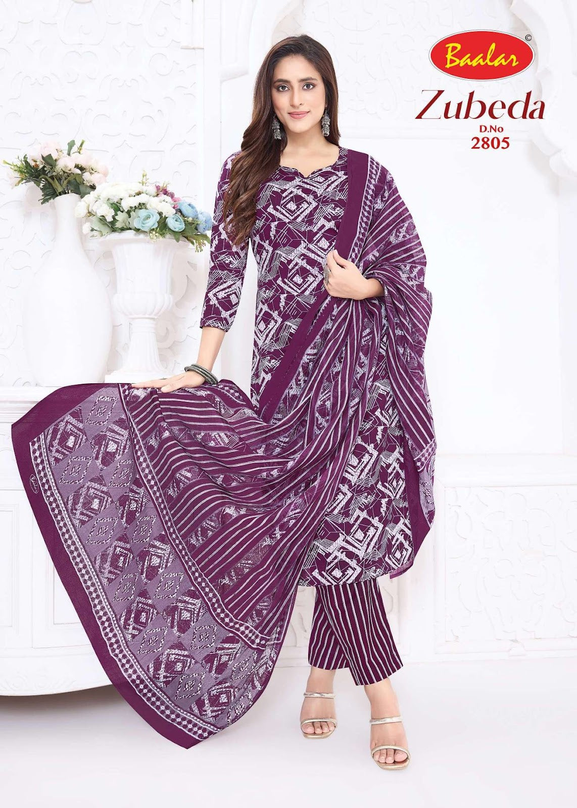 Zubeda Vol 27 Baalar Cotton Dress Material Supplier India
