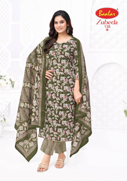 Zubeda Vol 28 Baalar Cotton Dress Material Supplier Gujarat