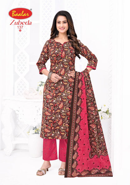 Zubeda Vol 28 Baalar Cotton Dress Material Supplier Gujarat