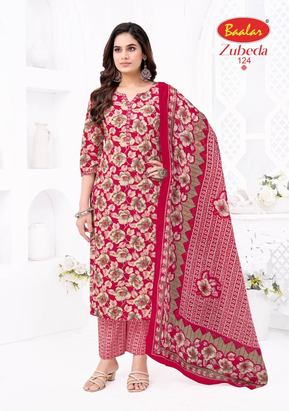 Zubeda Vol 28 Baalar Cotton Dress Material Supplier Gujarat