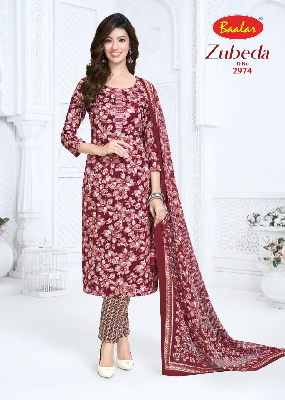 Zubeda Vol 29 Baalar Cotton Dress Material Manufacturer