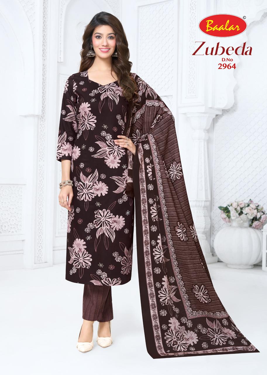 Zubeda Vol 29 Baalar Cotton Dress Material Manufacturer