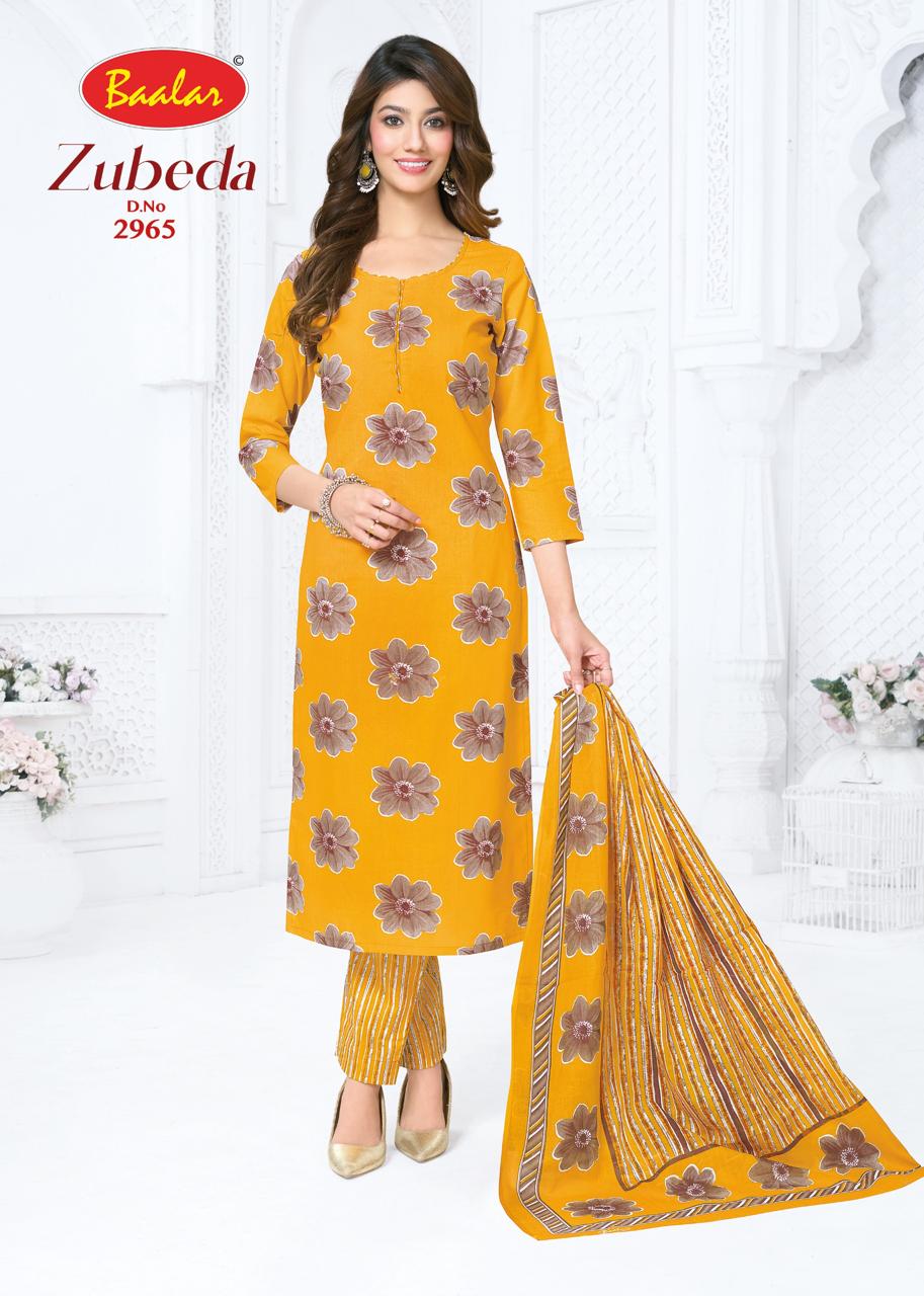 Zubeda Vol 29 Baalar Cotton Dress Material Manufacturer