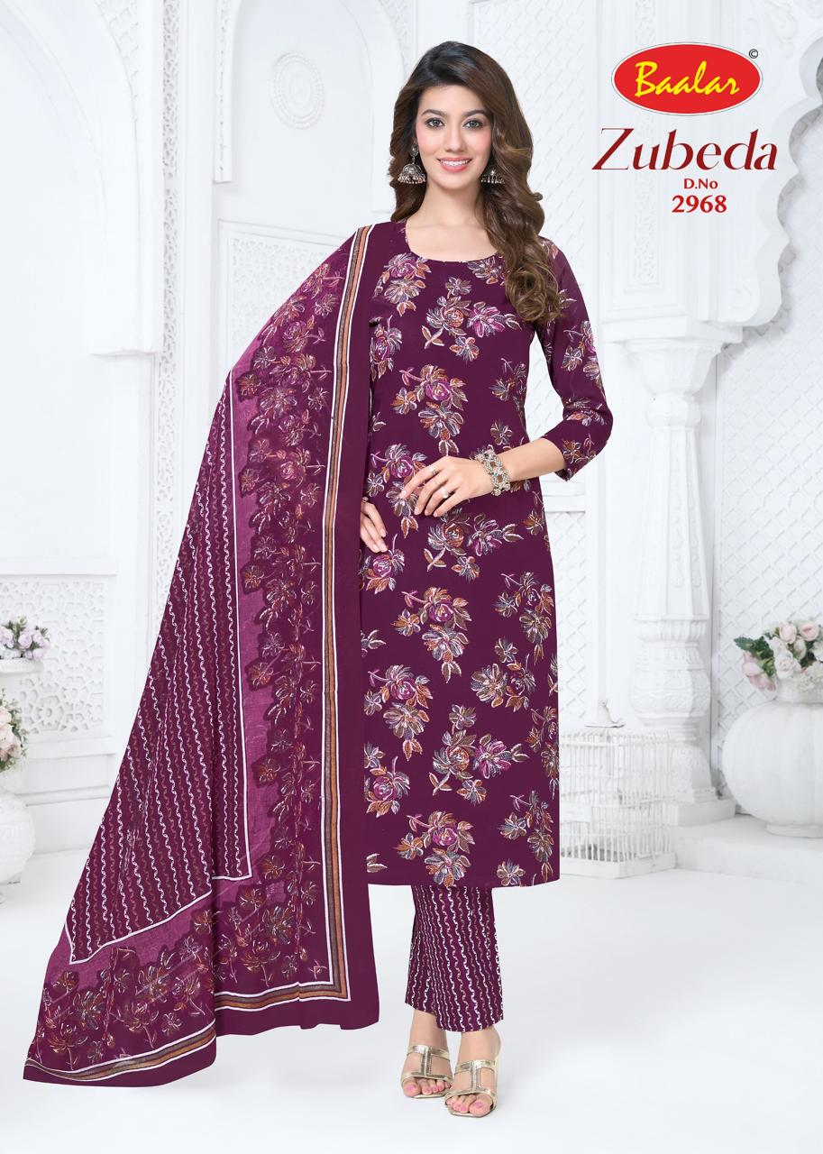 Zubeda Vol 29 Baalar Cotton Dress Material Manufacturer