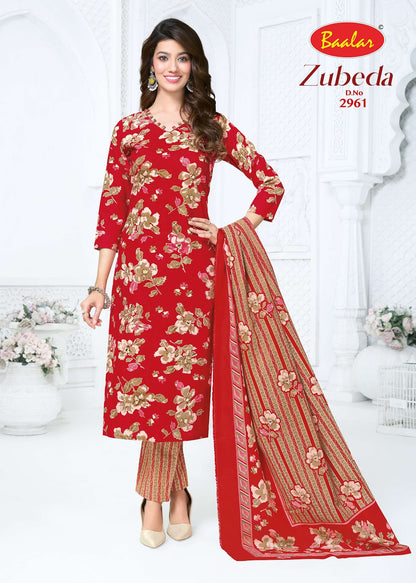 Zubeda Vol 29 Baalar Readymade Cotton Pant Suits Supplier