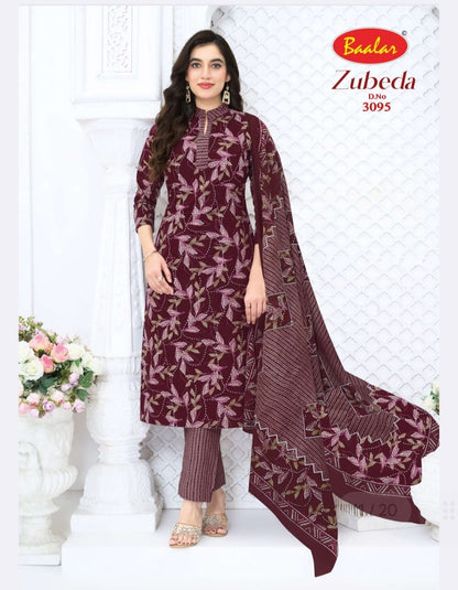Zubeda Vol 30 Baalar Cotton Dress Material Supplier Ahmedabad